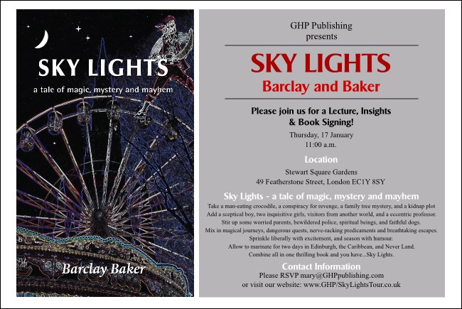 Sky Lights Book Poster Product Front