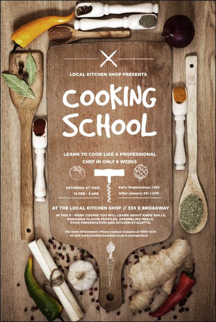 Cooking School Poster