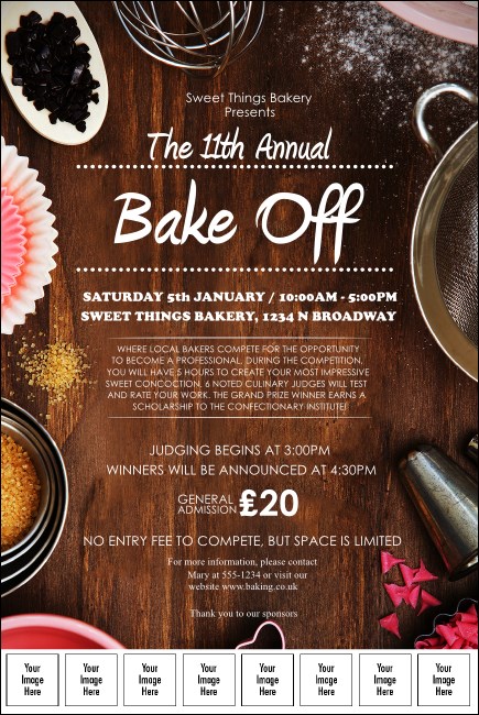 Baking Logo Poster