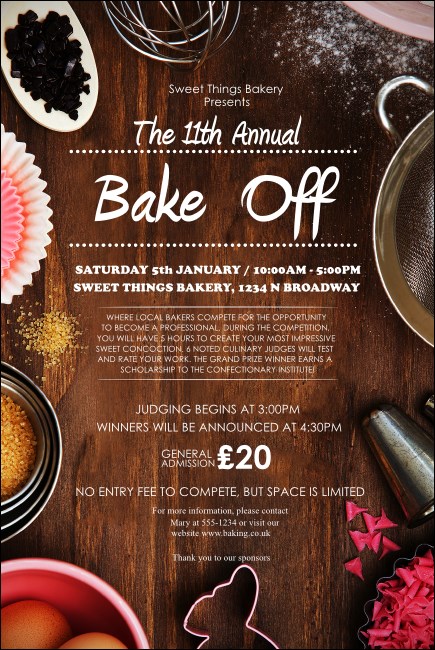 Baking Poster