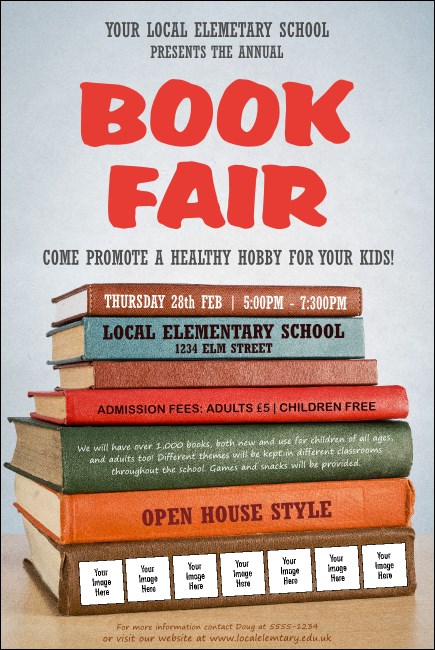 Book Fair Logo Poster Product Front