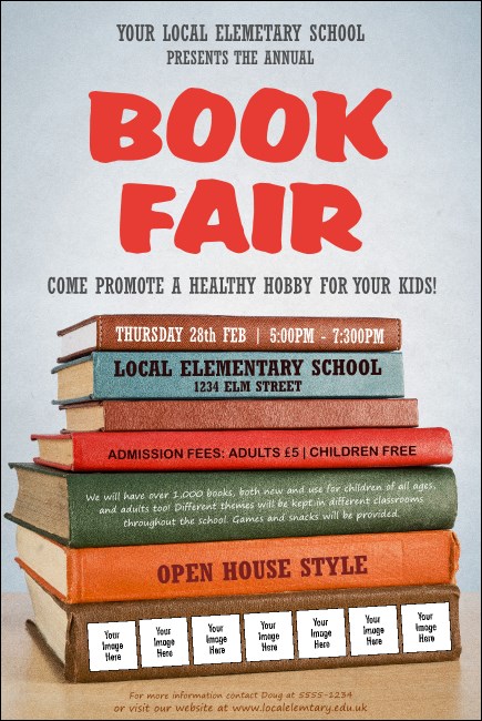 Book Fair Logo Poster