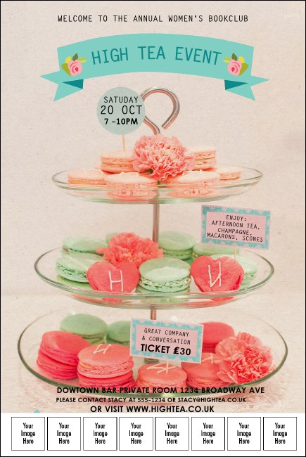 High Tea Logo Poster Product Front
