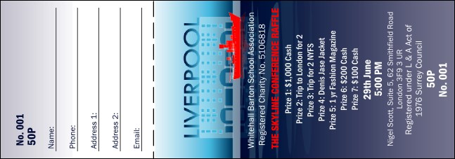 Liverpool Raffle Ticket Product Front