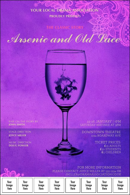 Arsenic & Old Lace Logo Poster