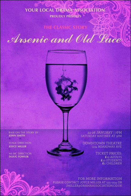 Arsenic & Old Lace Poster