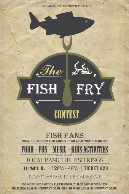Fish Fry Poster Product Front