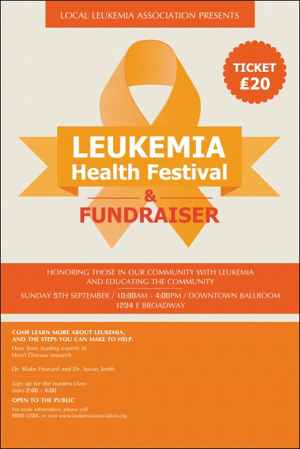 Leukemia Poster Product Front
