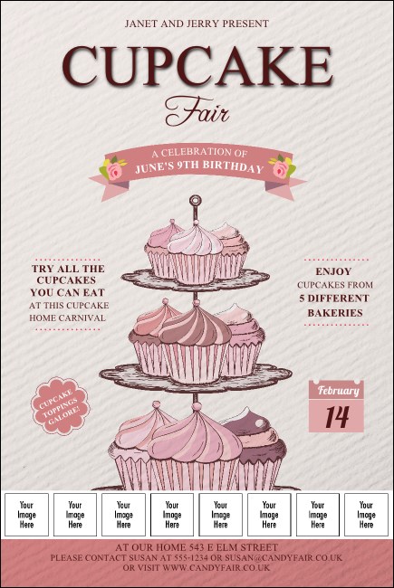 Cupcake Logo Poster