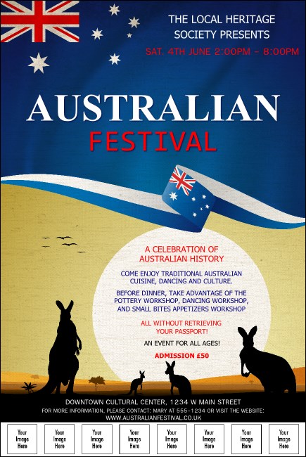 Australia Logo Poster Product Front
