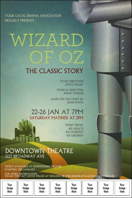 Wizard of Oz Logo Poster Product Front
