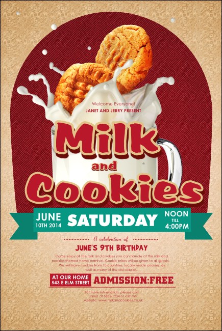 Milk & Cookies Poster Product Front