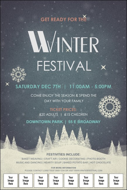 Winter Logo Poster