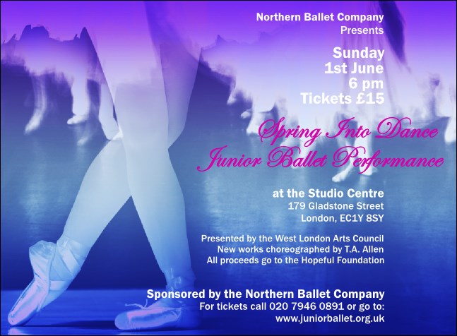 Ballet Invitation