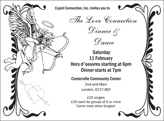 Valentine's Day Invitation 002 Product Front