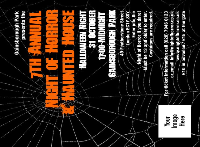 Spider Web Invitation 001