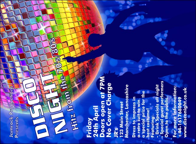 Disco Invitation