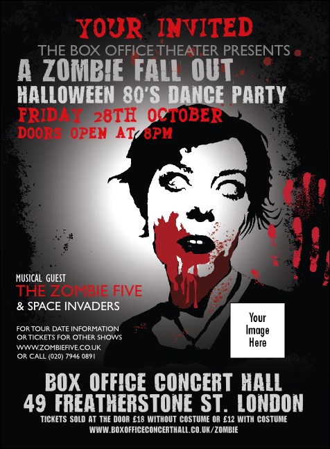 Zombie Woman Invitation