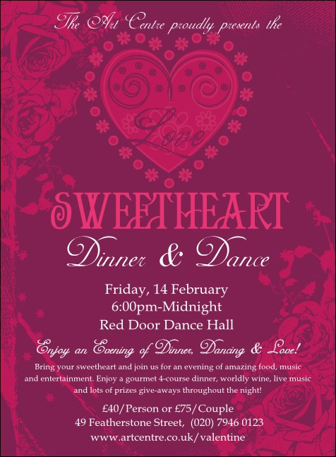 Valentines Heart Invitation
