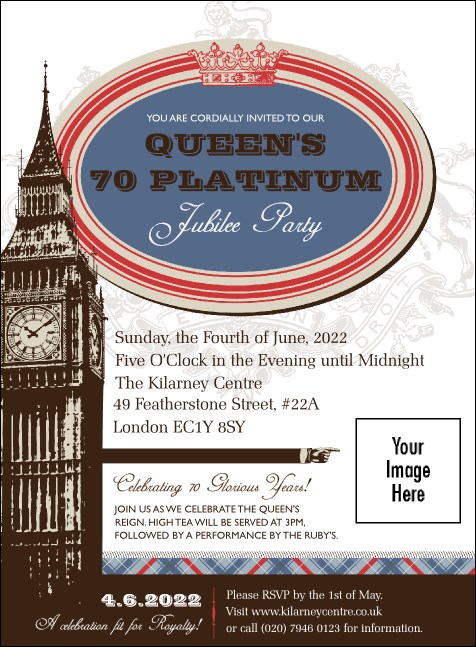 Queen's Platinum Jubilee Invitation 01 Product Front