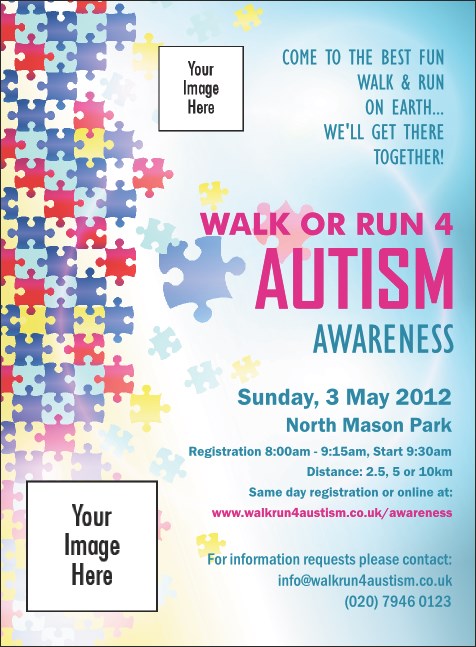 Autism Awareness Invitation Product Front