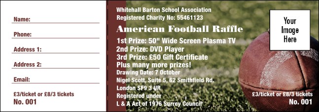 American Football Raffle