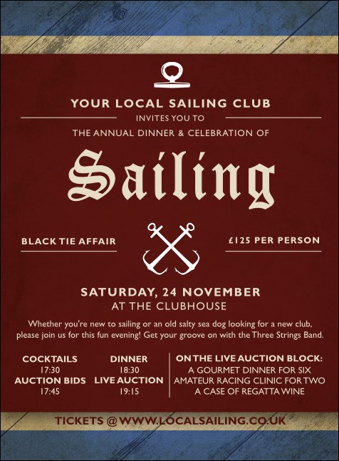Sailing Invitation Product Front