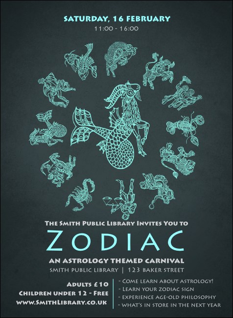 Zodiac Invitation