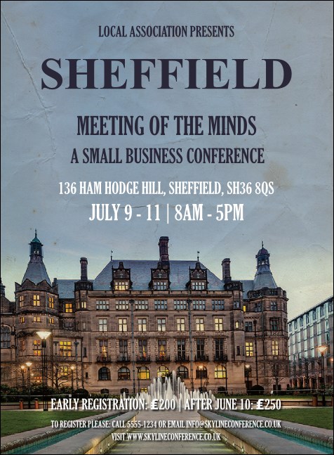 Sheffield Invitation Product Front