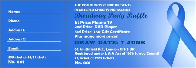 Blue Ribbon Raffle