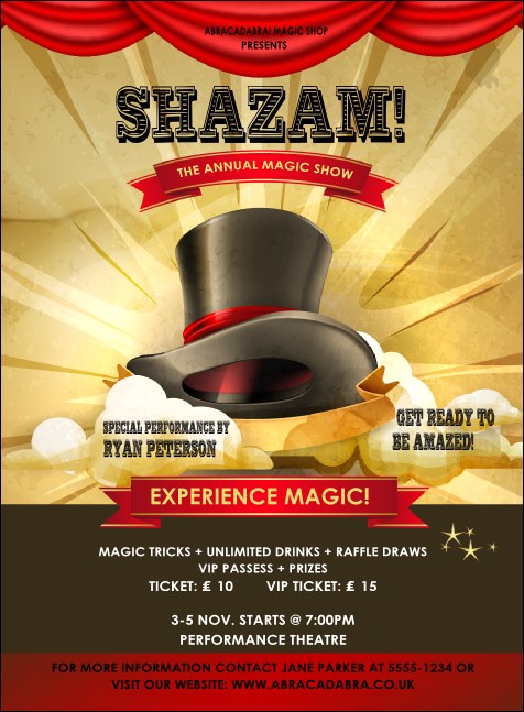 Magic Show Invitation