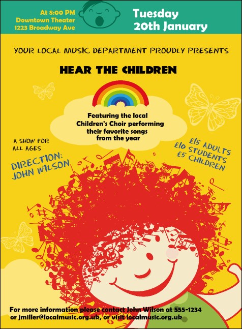 Children's Music Invitation