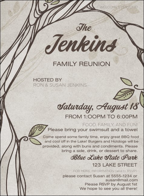 Reunion Invitation