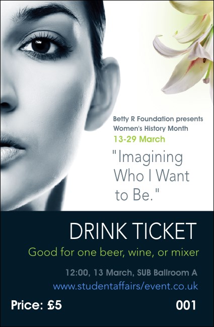 Women Expo 2 Drink Ticket