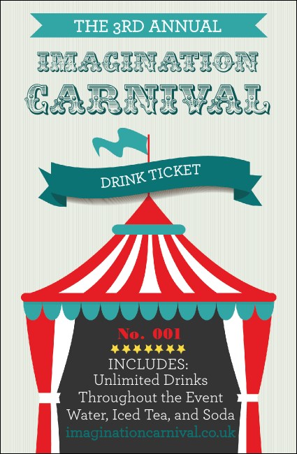 Carnival Monkey Drink Ticket