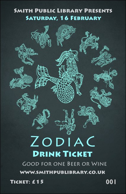 Zodiac Drink Ticket