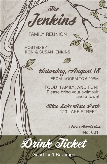 Reunion Drink Ticket