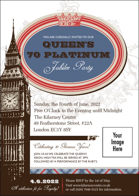 Queen's Platinum Jubilee Postcard 01 Product Front