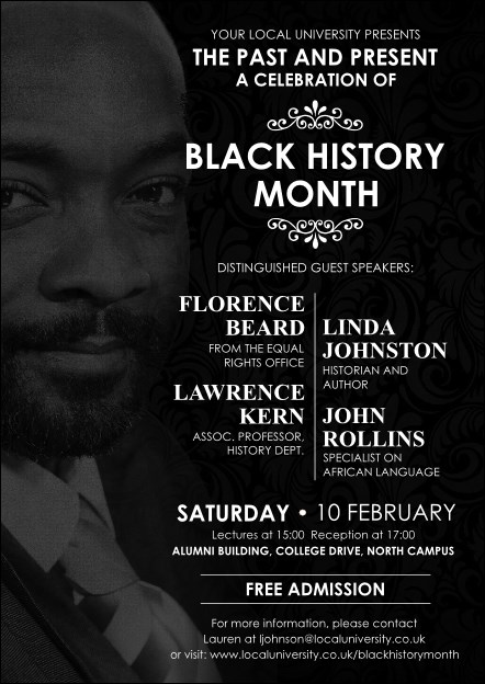 Black History Month Postcard