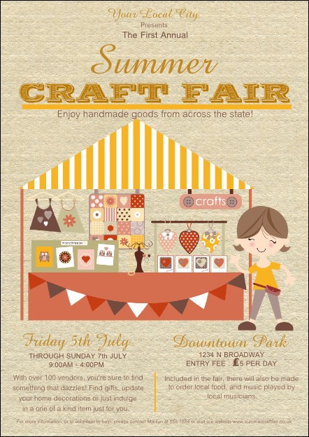 Craft Fair Postcard