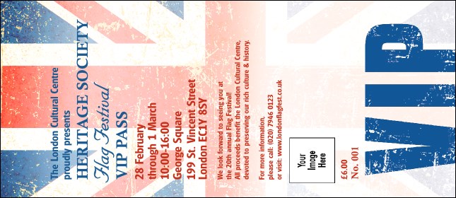 Union Flag 1 VIP Pass