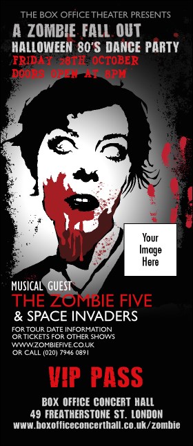 Zombie Woman VIP Pass Product Front