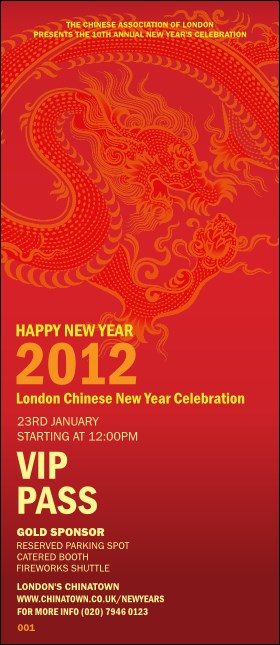 Chinese New Year VIP Pass