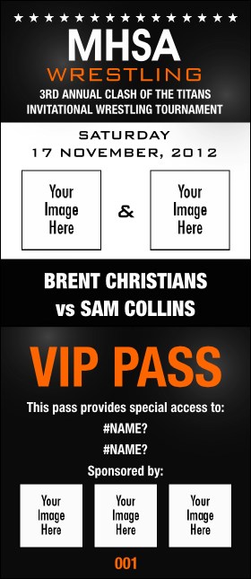 Versus All Purpose VIP Pass (Black)