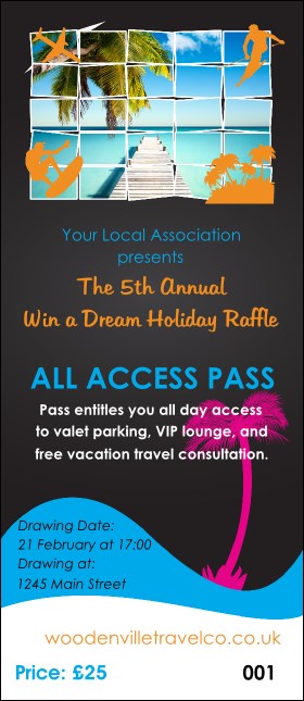 Win a Vacation VIP Pass Product Front