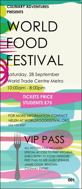 World Food Festival VIP Pass