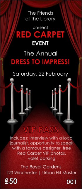 Red Carpet VIP Pass