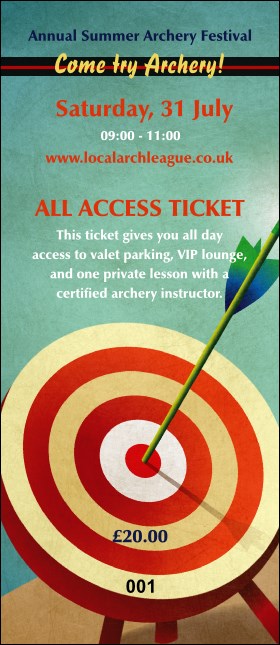 Archery VIP Pass Product Front