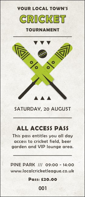 Cricket 3 VIP Pass