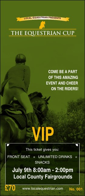 Equestrian VIP Pass